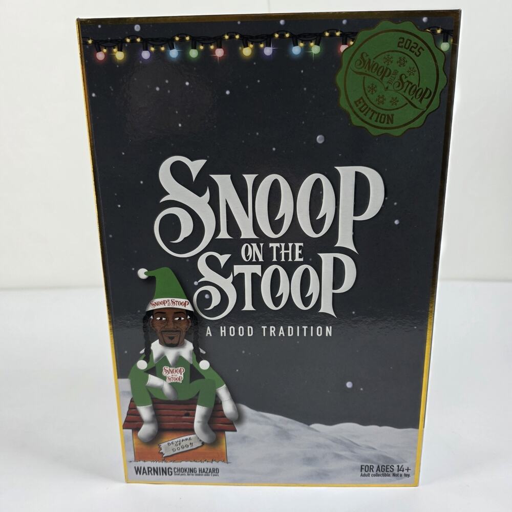 Brand New Snoop On The Stoop A Hood Tradition Green Plush Doll 2025 Edition 10.5 - Picture 4 of 8